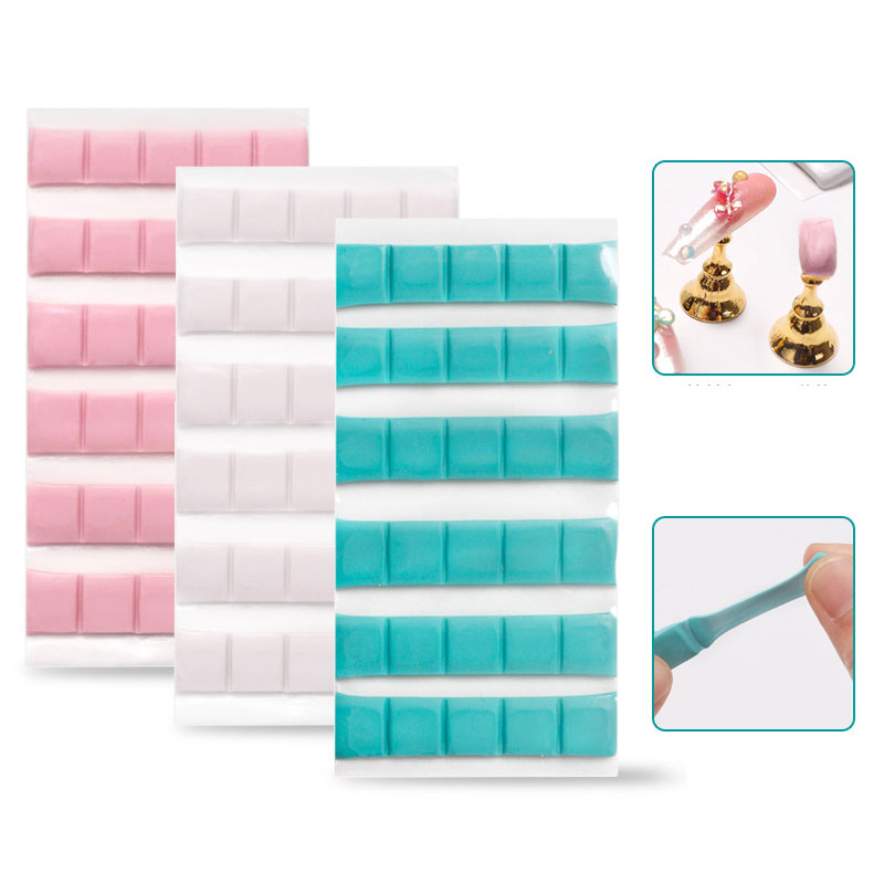 Contour Palette Stick - 1 パックネイル接着剤粘土スティック爪のヒントホルダースタンドディスプレイマニキュア付け爪粘土ネイルアート練習ツール