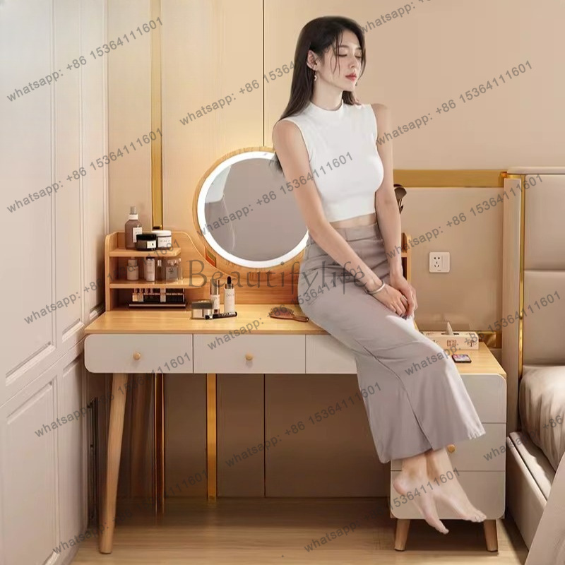 LJY ヨーロッパヴィンテージドレッシングテーブル化粧品収納 - Beauty Without Makeup のレビューと価格