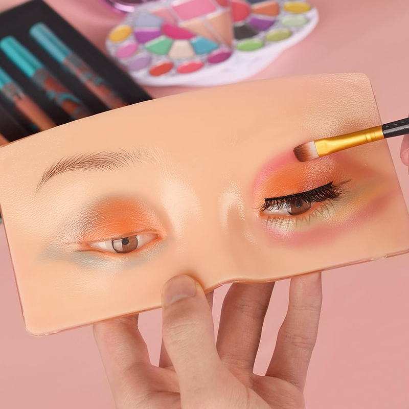 メイクアップボード眉毛タトゥー練習顔偽スキンアイメイクアップ - Beauty Makeup Academy のレビューと価格
