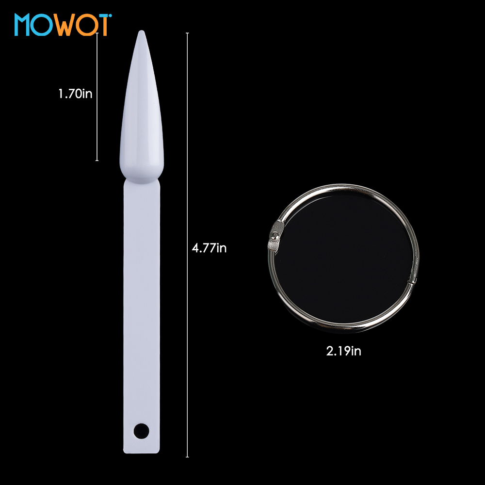 MOWOT 40 個小剣ネイルディスプレイスティック取り外し - Contour Palette Stick のレビューと価格