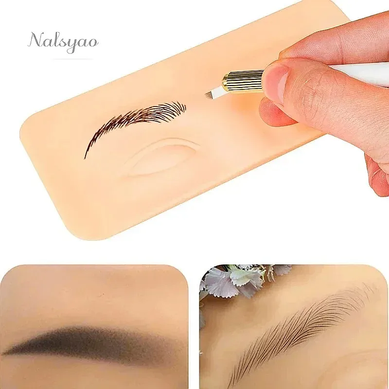 高級5Dシリコン製眉毛タトゥー練習用パッド。パーマネントメイ - Beauty Makeup Academy のレビューと価格