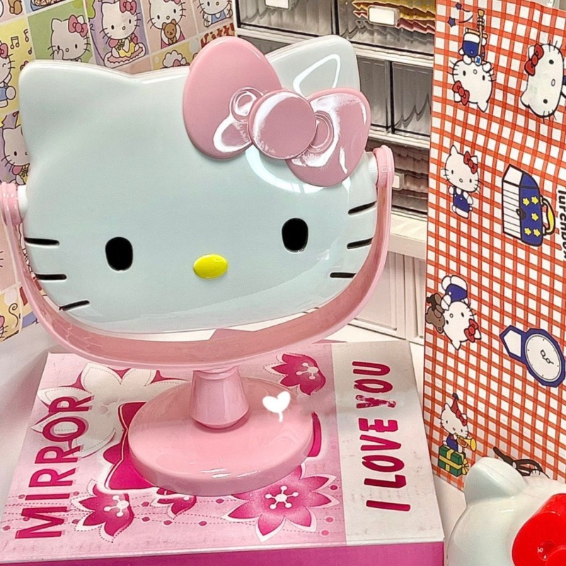 ハローキティの卓上化粧鏡、かわいいカートゥーンデザインの高級 - Beauty Makeup Vanity Set のレビューと価格