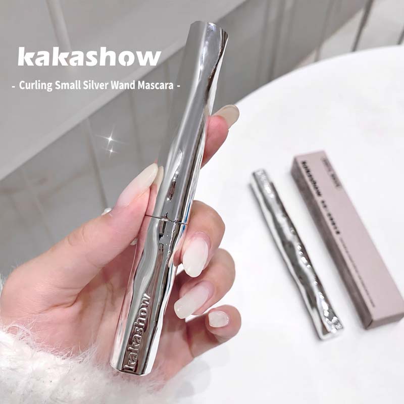カカショー カールマスカラ、細いアプリケーター、長さを出す効 - Waterproof Mascara Wand のレビューと価格